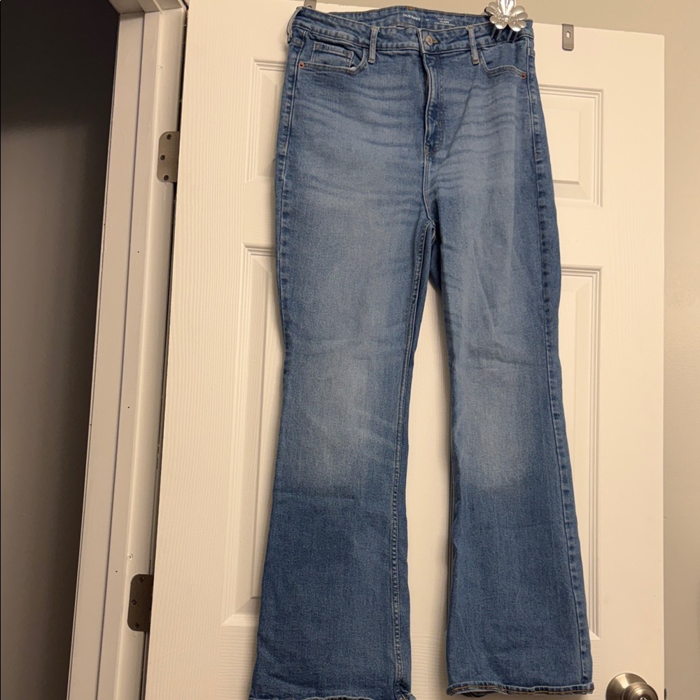 Old Navy Light Blue Flare Jeans